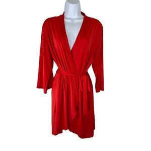 Body Touch Lingerie NEW Women's SZ M Night Robe Sleepwear‎ Deep V-Neck
